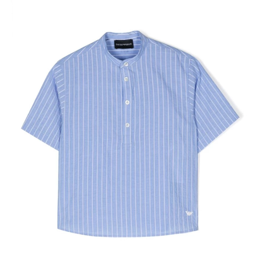 "KIDS21 Light Blue Short Sleeve Shirt for Kids – Comfortable Casual Summer Top"