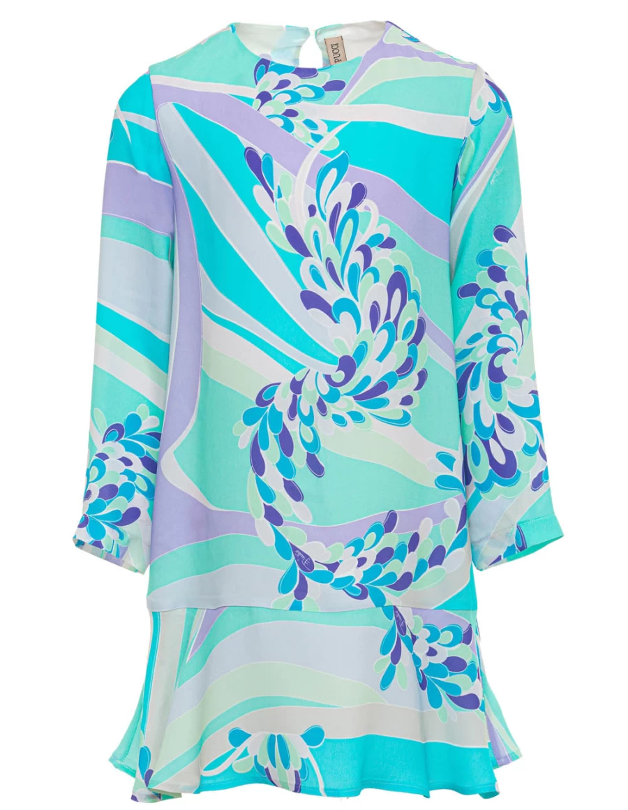 KIDS21 Multi-Colored Printed Dress for Kids - Stylish & Comfortable
