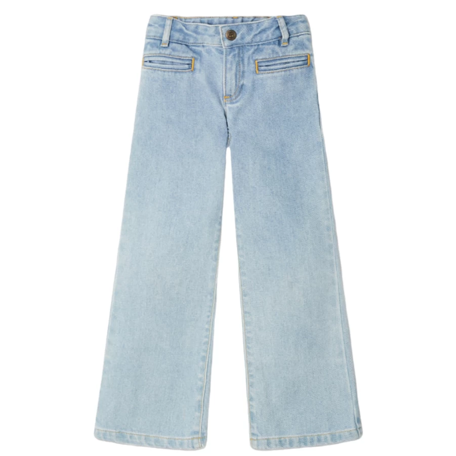 KIDS21 Bestie Trouser for Kids - Comfortable Indigo Denim Pants for Boys & Girls