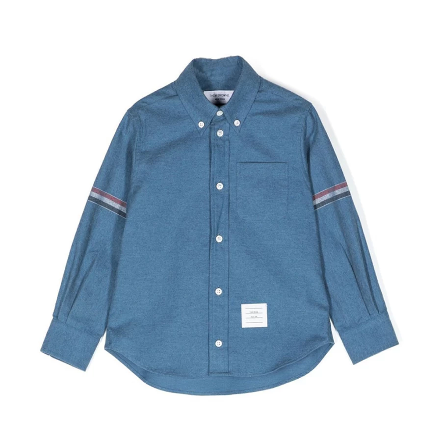 KIDS21 Navy Classic Point Collar Shirt for Kids - Timeless Style & Comfort
