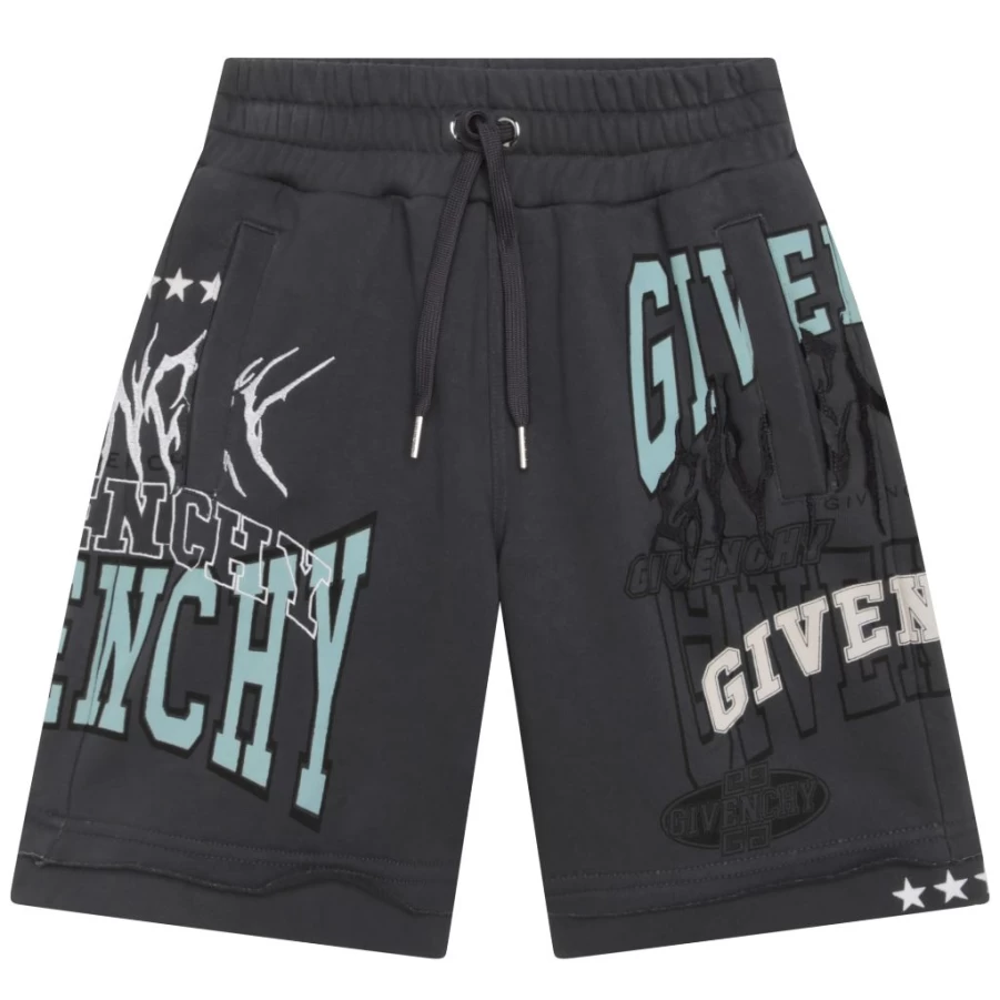 KIDS21 Grey Logo Sweatshorts for Kids - Comfortable Casual Athletic Shorts
