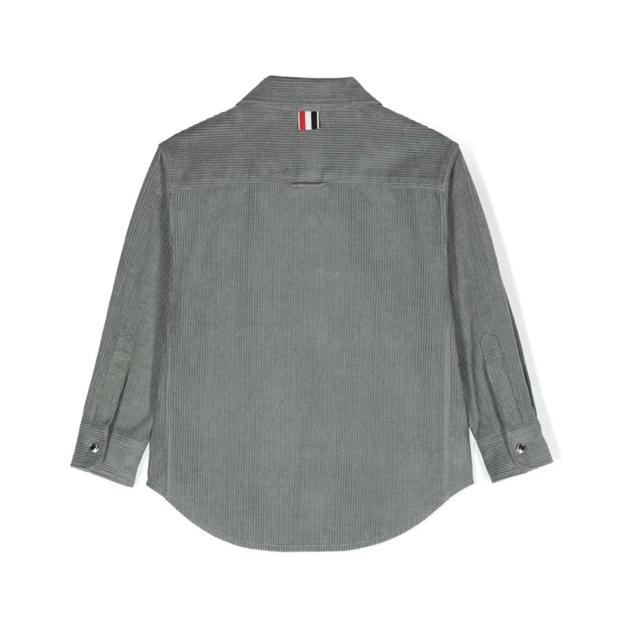 KIDS21 Grey Corduroy Shirt Jacket for Kids - Soft & Stylish Fall Outerwear