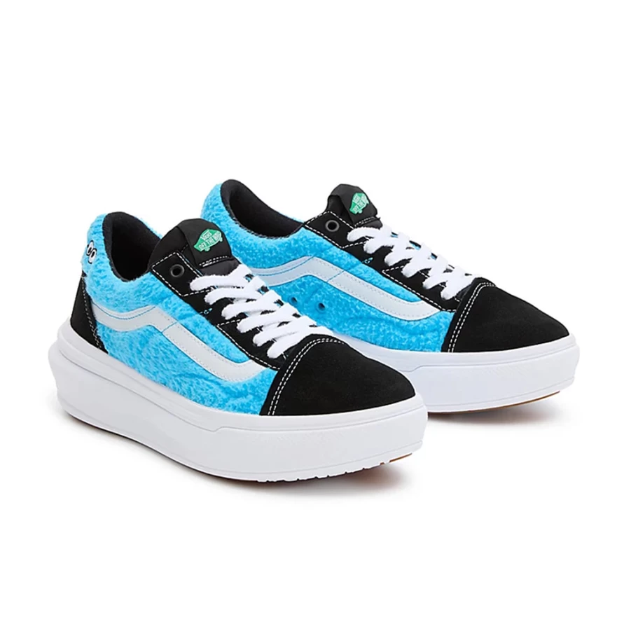 KIDS21 Blue Old Skool Comfycush Shoes for Kids Inspired by Sesame Street Collaboration