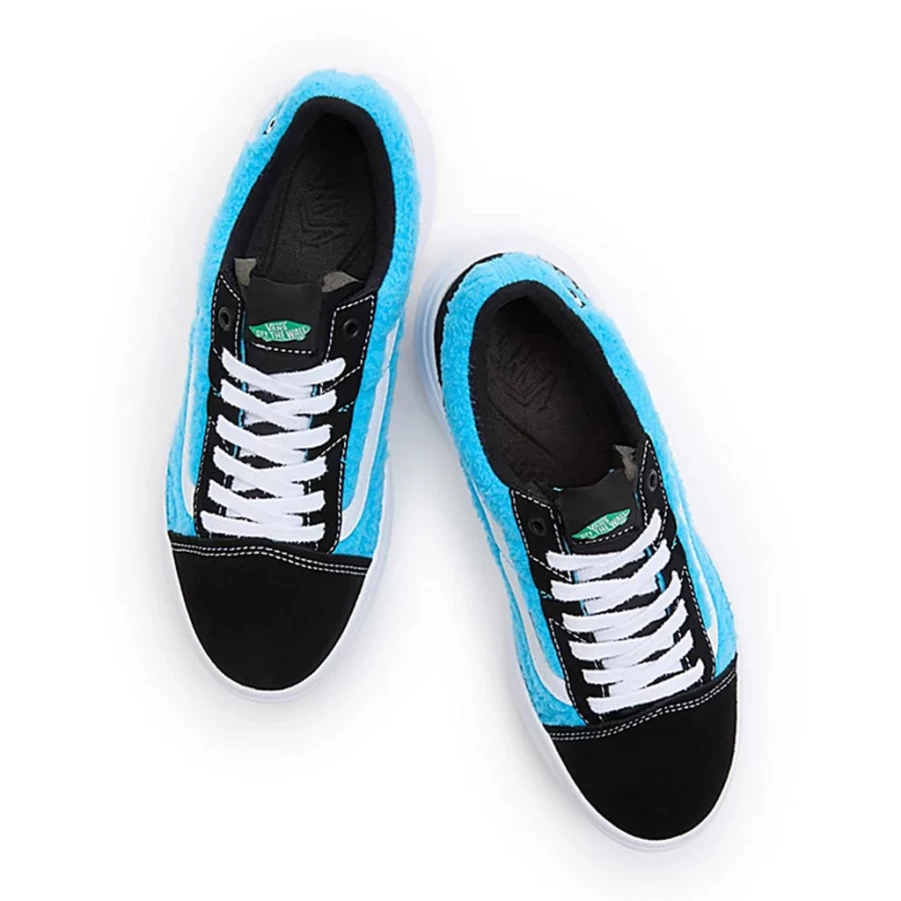 KIDS21 Blue Old Skool Comfycush Shoes for Kids Inspired by Sesame Street Collaboration