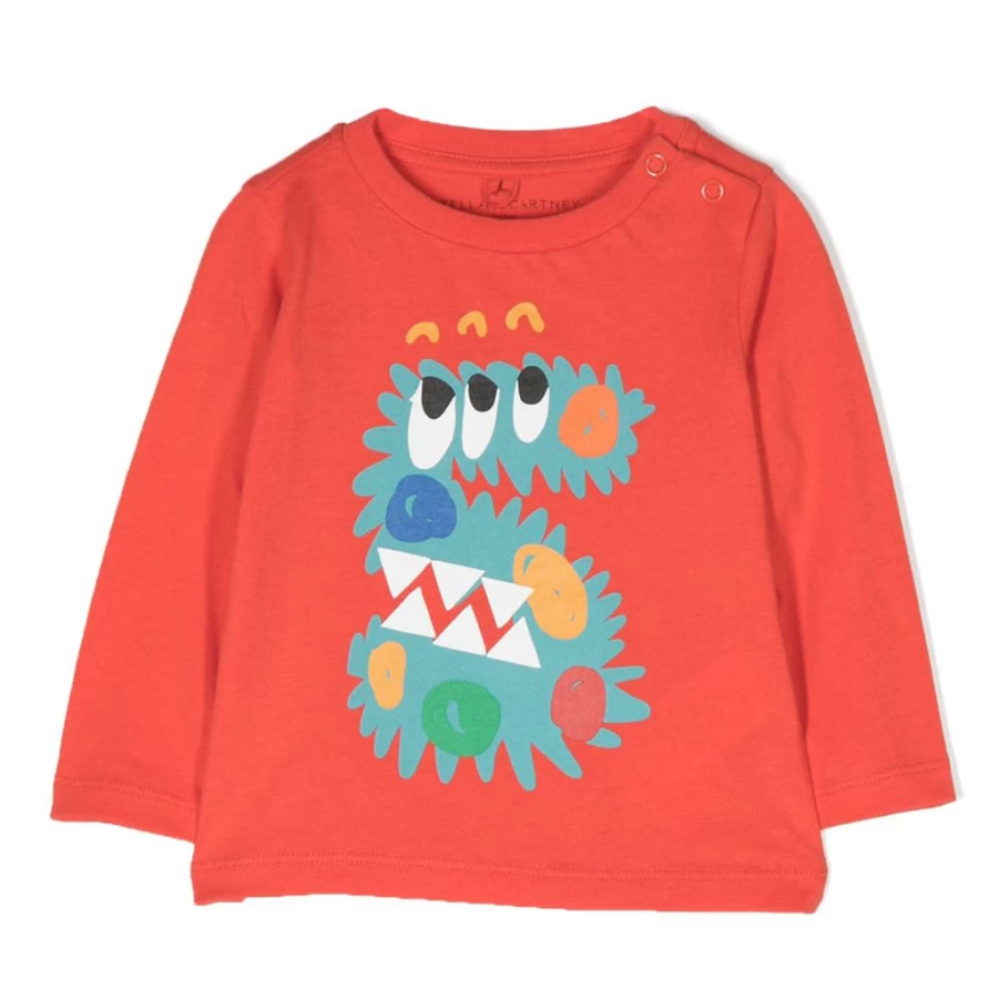 "KIDS21 Red Monsters Graphic T-Shirt for Kids - Fun and Comfortable Cotton Tee"