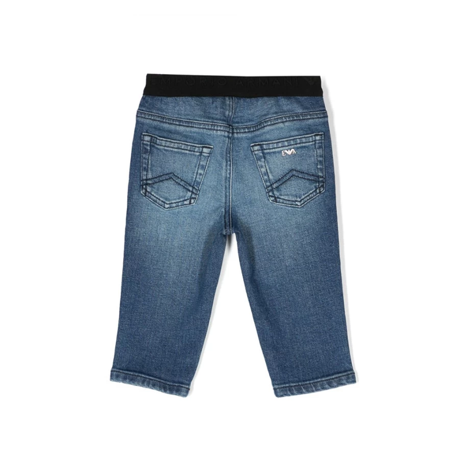 "KIDS21 Blue Denim Trousers for Kids - Stylish & Comfortable Jeans"