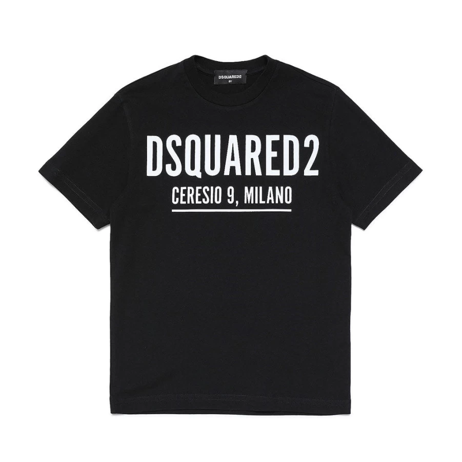 KIDS21 Black Logo T-Shirt for Kids - Stylish & Comfortable Cotton Tee