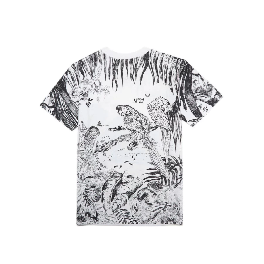 "KIDS21 Multi-Colored Graphic T-Shirt for Kids - Stylish & Comfortable Design"