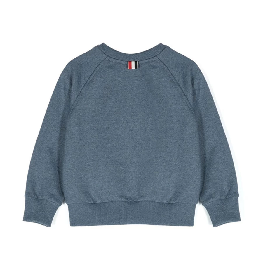 Navy Embroidered Patch Sweatshirt for Kids by KIDS21 | Stylish & Comfortable Design