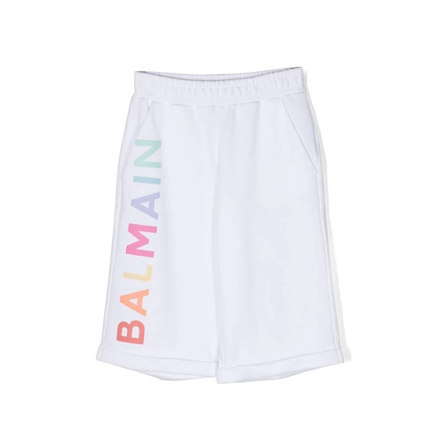 "KIDS21 White Jersey Shorts for Kids - Comfortable & Breathable Summer Shorts"