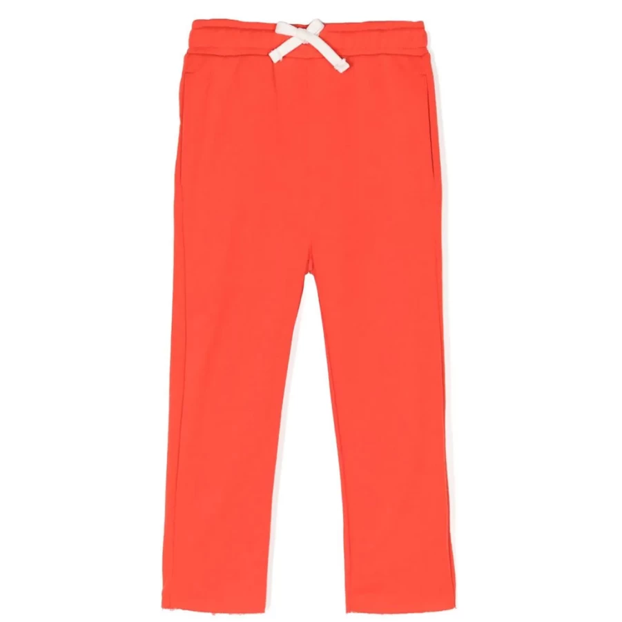 KIDS21 Red Organic Cotton Jersey Sweatpants for Kids