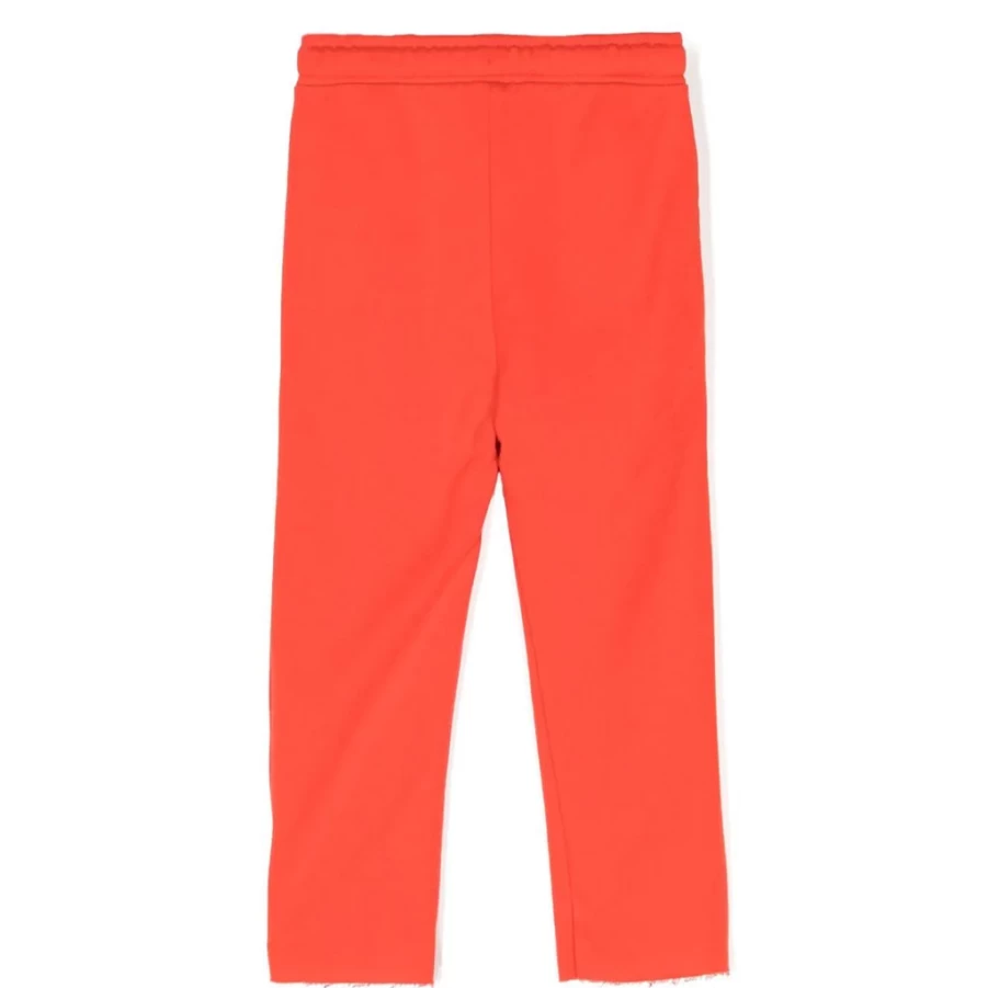 KIDS21 Red Organic Cotton Jersey Sweatpants for Kids
