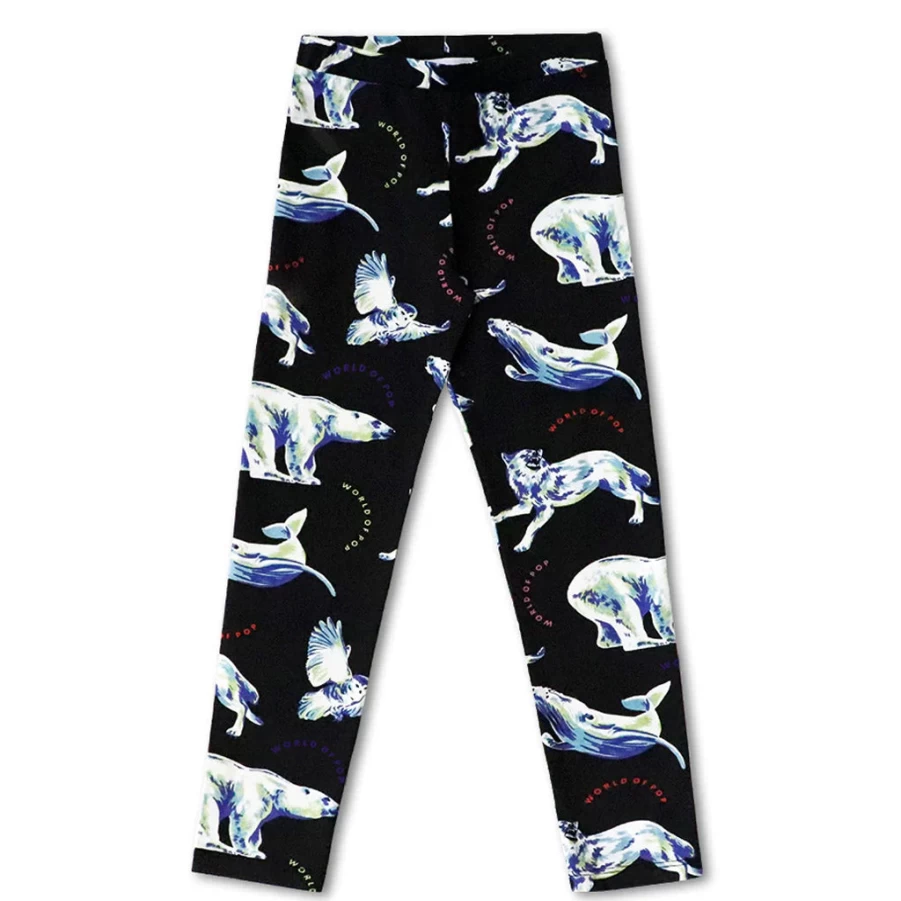 KIDS21 Polar Leggings for Women - Thermal Fleece Lined Winter Tights, Black Cold Weather Running Yoga Pants