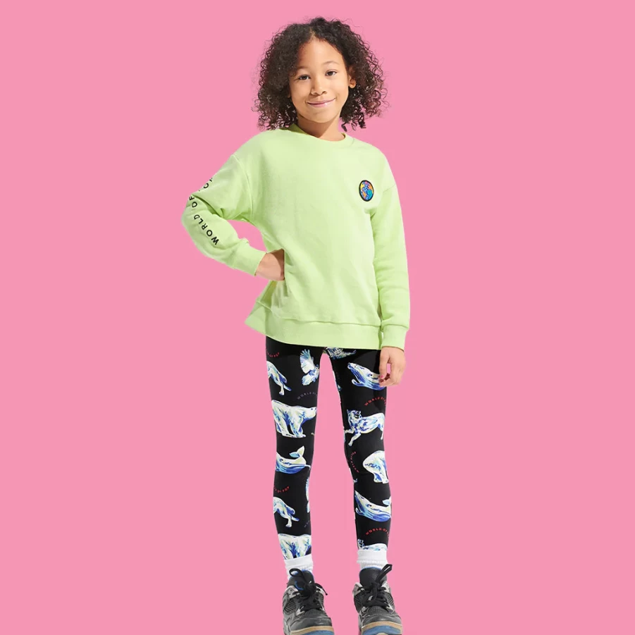 KIDS21 Polar Leggings for Women - Thermal Fleece Lined Winter Tights, Black Cold Weather Running Yoga Pants
