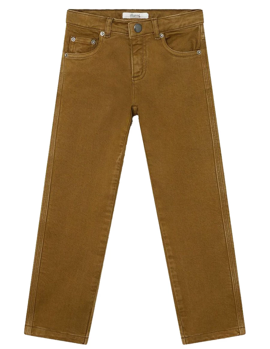 KIDS21 Dewey Khaki Colored Denim Trousers for Kids