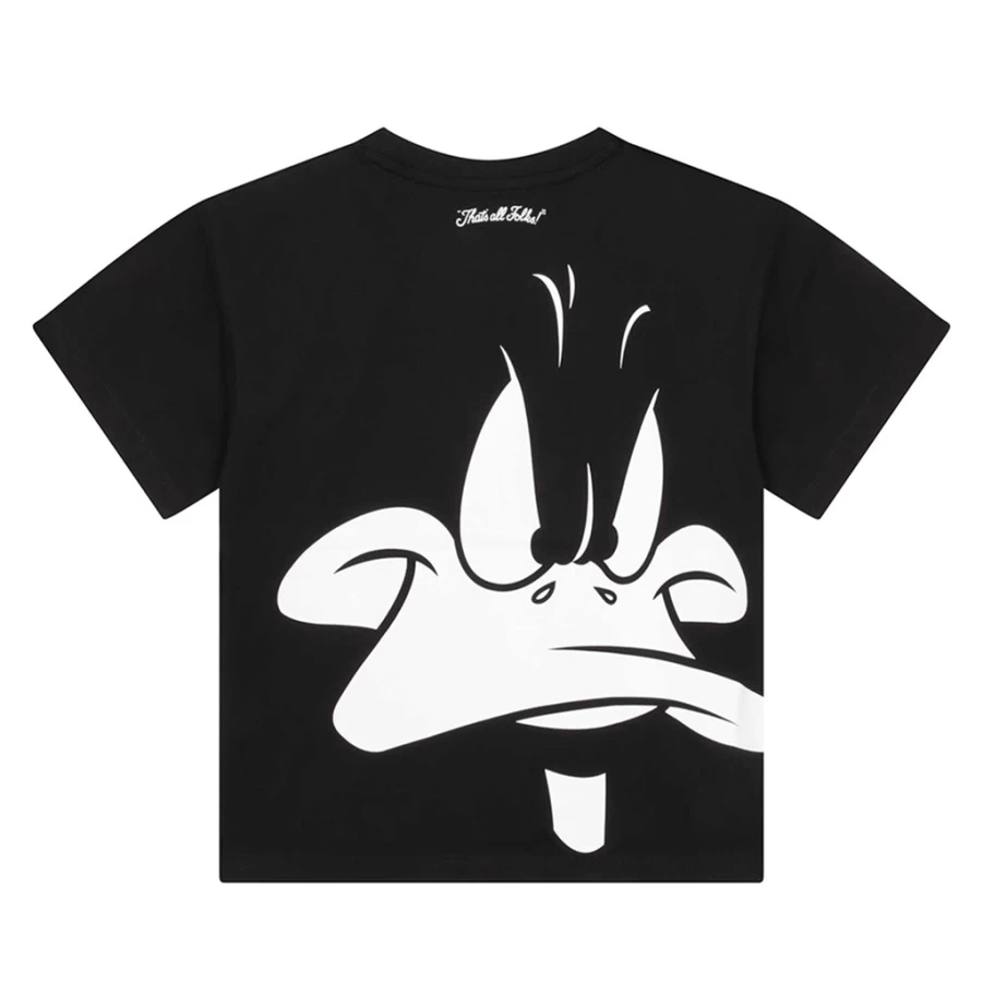 KIDS21 Looney Tunes X DKNY Black Short Sleeve T-Shirt for Kids