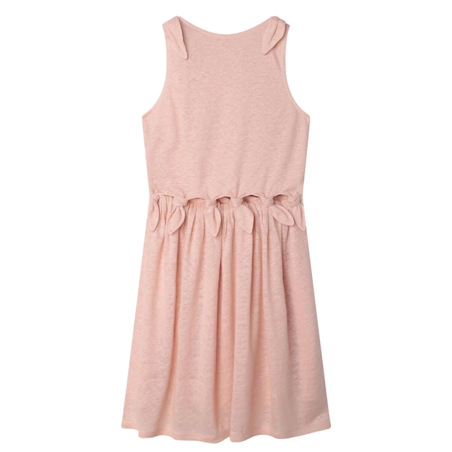 "KIDS21 Pink Jersey Long Dress for Girls - Comfortable & Stylish"