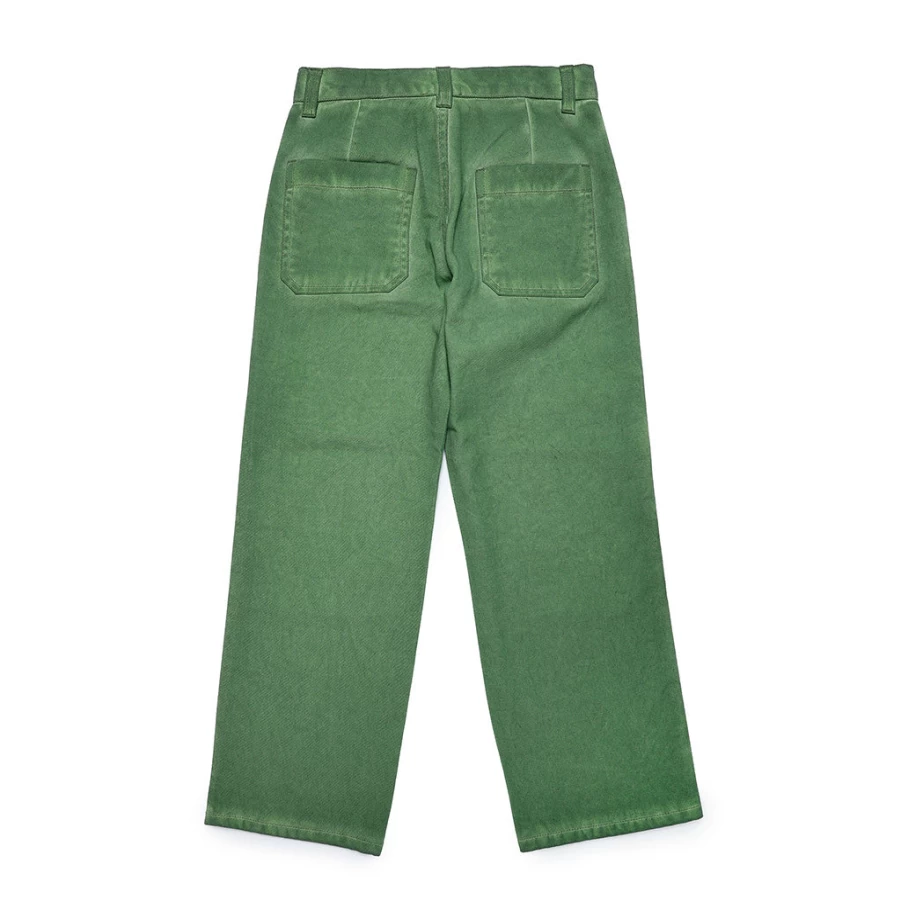 KIDS21 Green Logo Trousers for Kids - Stylish Comfortable Casual Pants