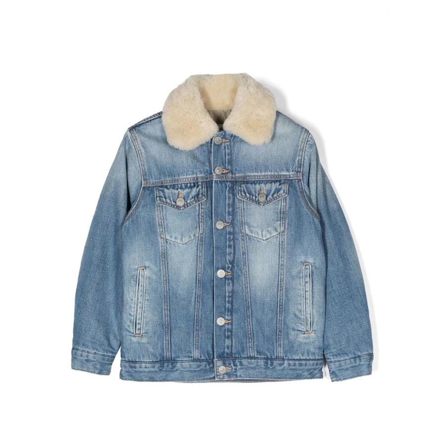 "KIDS21 Blue Denim Jacket for Kids - Stylish & Comfortable Jean Jacket"