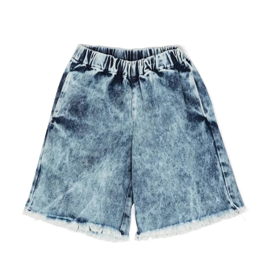 KIDS21 Boys' Indigo Bermuda Shorts for Kids - Comfortable Summer Casual Shorts