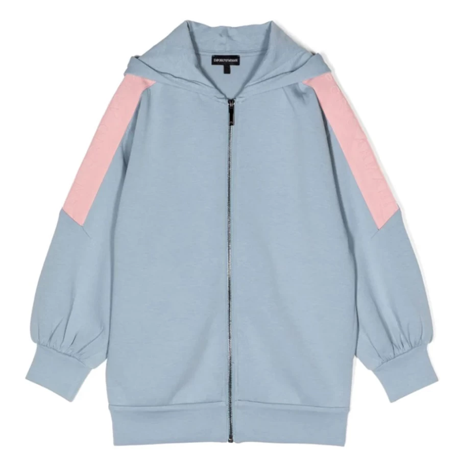 "KIDS21 Light Blue Hooded Sweatshirt for Kids - Soft & Comfortable Pullover"