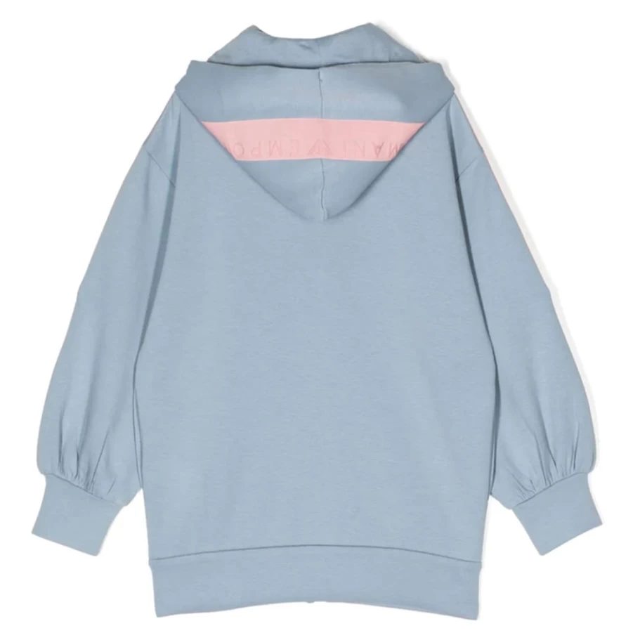 "KIDS21 Light Blue Hooded Sweatshirt for Kids - Soft & Comfortable Pullover"