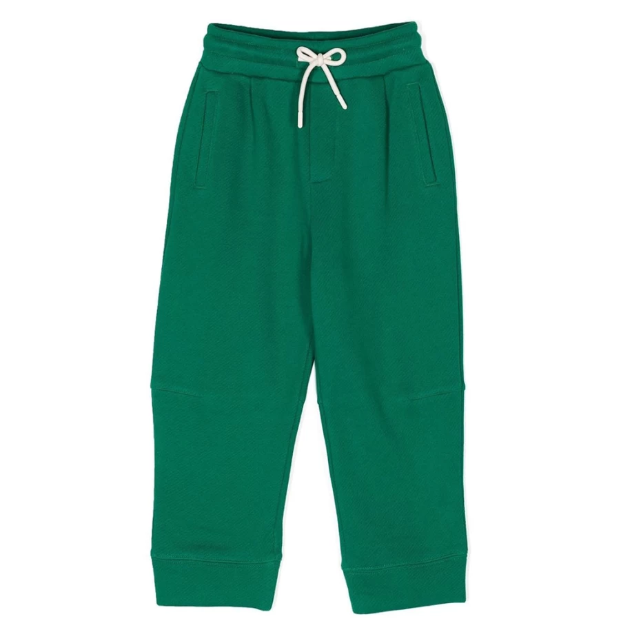 KIDS21 Green Logo Sweatpants for Kids - Comfortable Casual Joggers