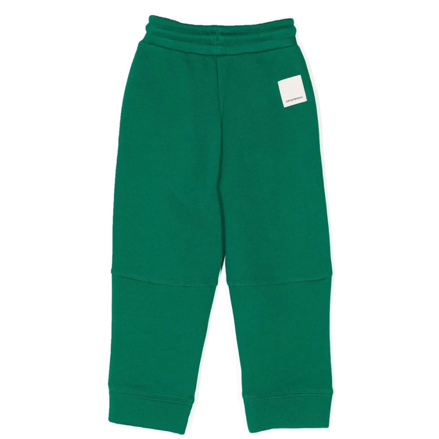 KIDS21 Green Logo Sweatpants for Kids - Comfortable Casual Joggers