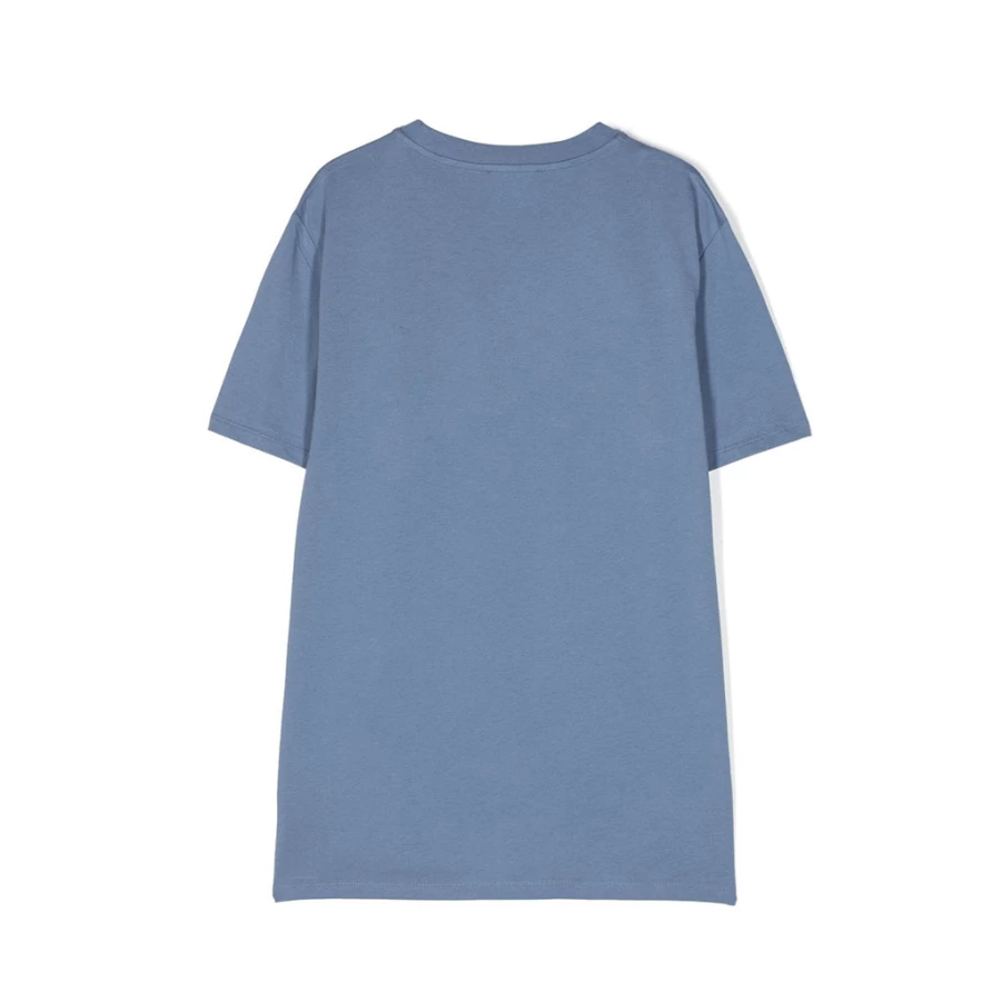 KIDS21 Blue Logo T-Shirt for Kids - Comfortable Cotton Tee with Branded Design