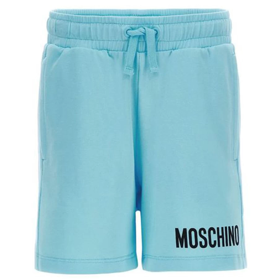KIDS21 Light Blue Logo Embroidered Casual Shorts for Kids