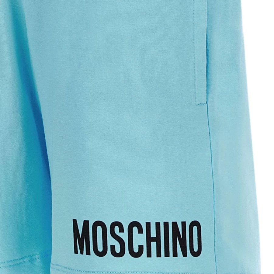 KIDS21 Light Blue Logo Embroidered Casual Shorts for Kids