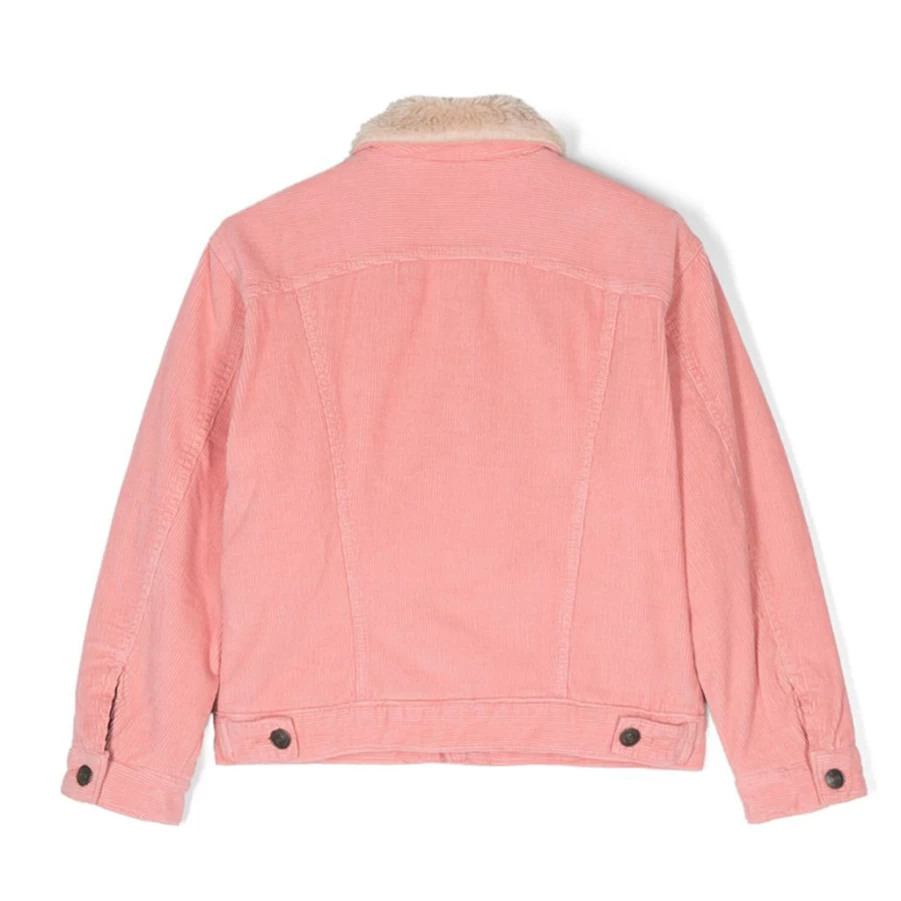 "KIDS21 Pink Denim Jacket for Kids - Stylish & Comfortable"
