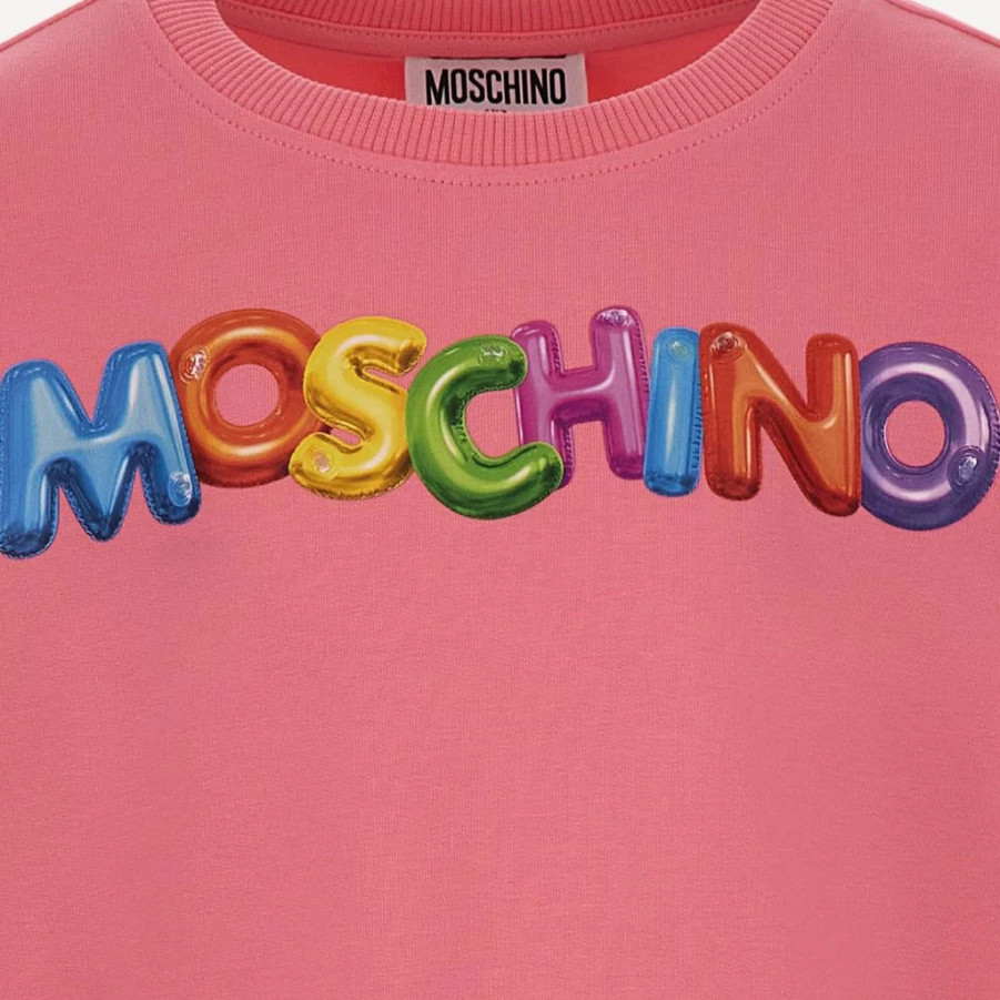 KIDS21 Fuchsia Logo Sweatshirt for Kids - Soft Cotton Pullover with Embroidered Design