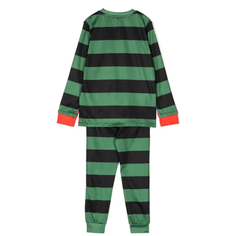 KIDS21 Red Stripes Snow Tracksuit for Kids - Winter Warm Athletic Outfit