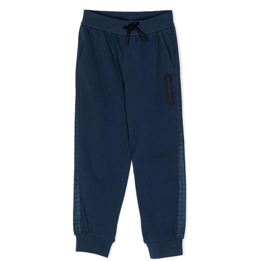 KIDS21 Navy Houndstooth Pattern Trousers for Kids - Stylish and Comfortable