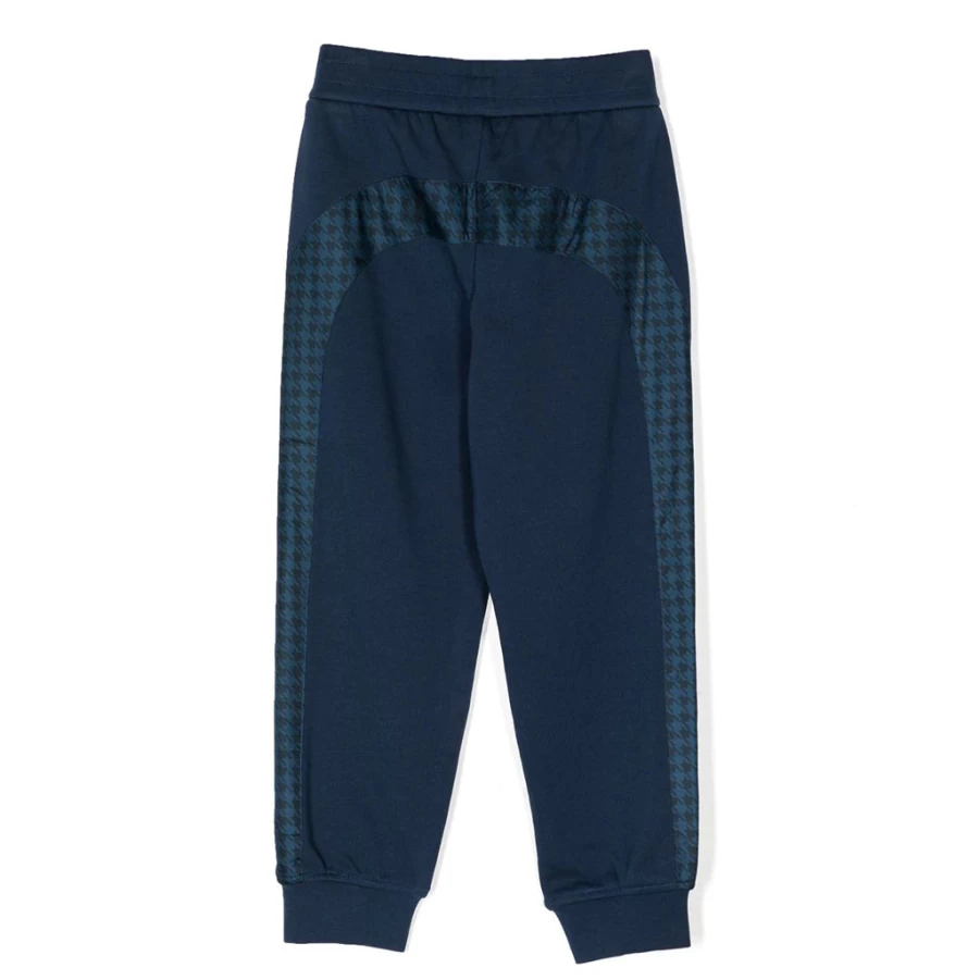 KIDS21 Navy Houndstooth Pattern Trousers for Kids - Stylish and Comfortable