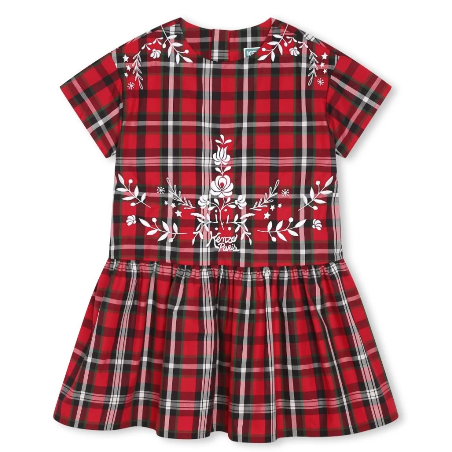 "KIDS21 Red Kids Dress - Stylish and Comfortable Girls' Dress"