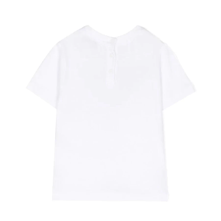 KIDS21 White Graphic Logo T-Shirt for Kids - Premium Cotton Tee with Stylish Print