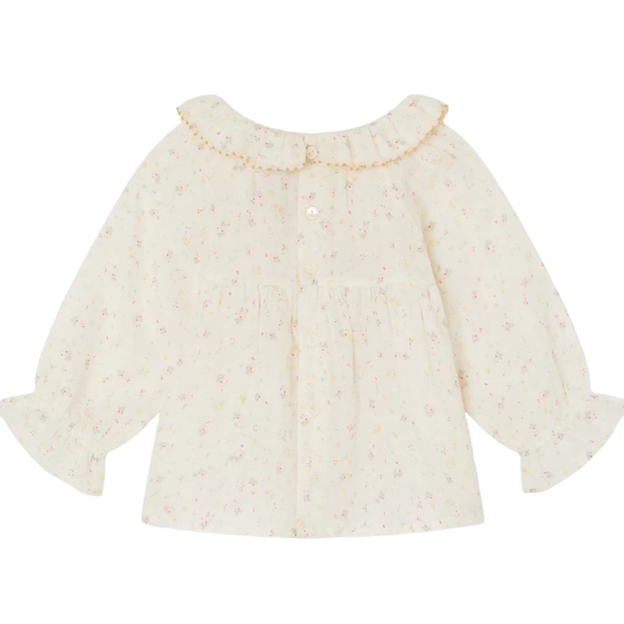 KIDS21 Ivory Melly Blouse for Kids - Elegant & Comfortable Girls' Top