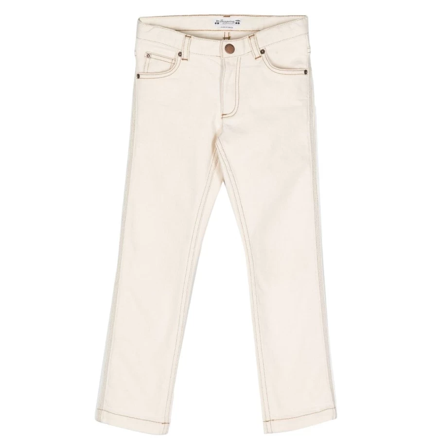 KIDS21 Dewey Trousers for Kids - Ivory Casual Comfort Pants