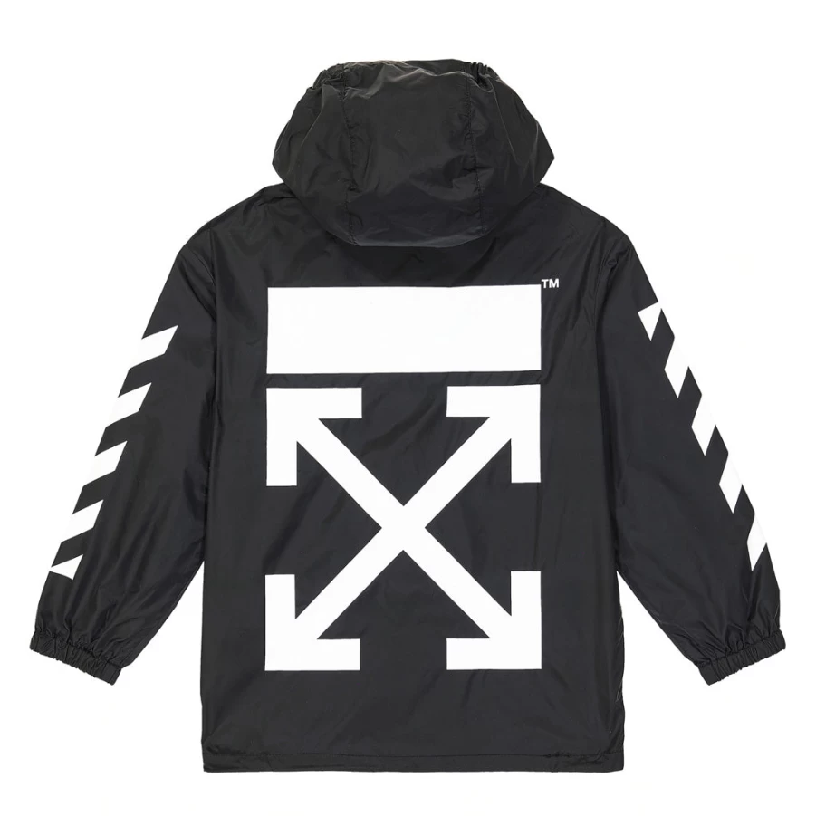 KIDS21 Black Bookish Diagonal Track Jacket for Kids