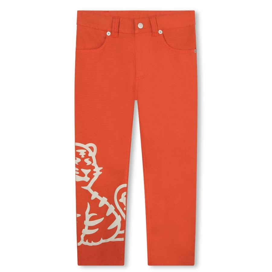 KIDS21 Orange Kotora Trousers for Kids - Comfortable & Stylish Pants