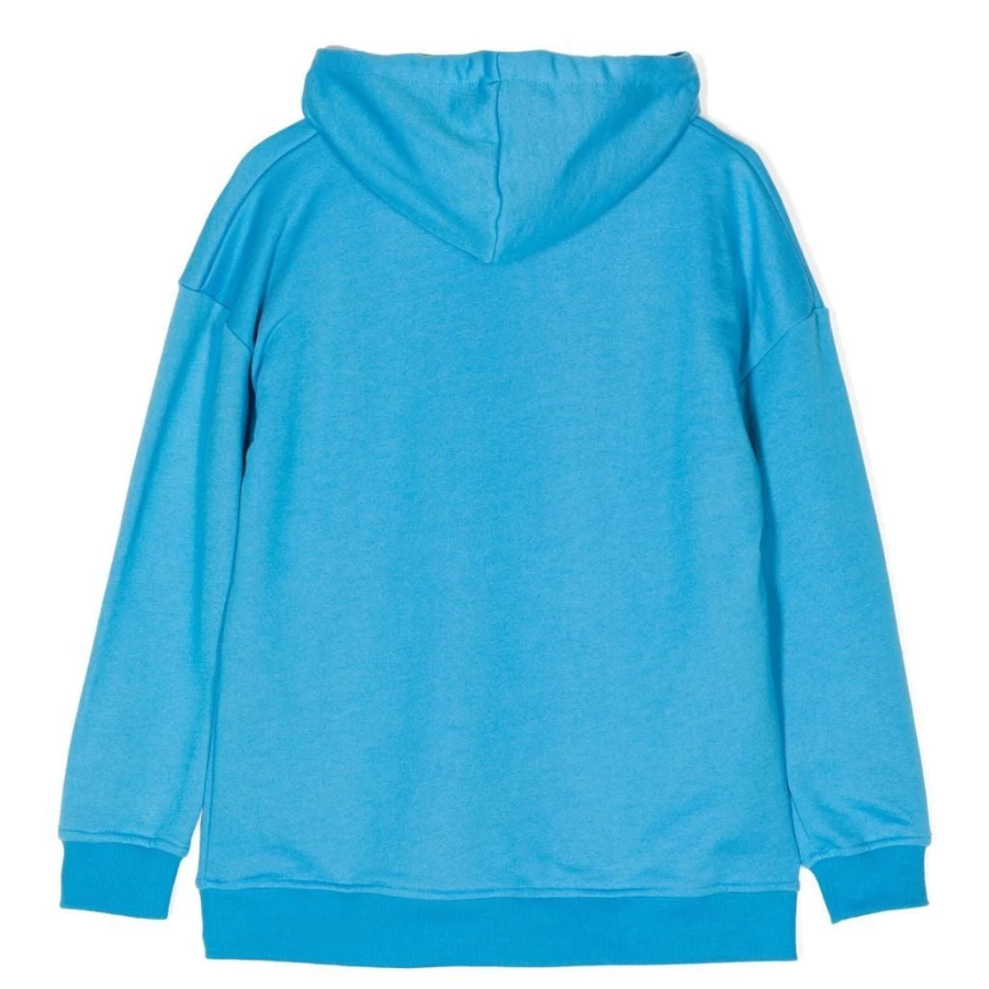 KIDS21 Blue Drawstring Hooded Jacket for Kids - Lightweight Comfortable Pullover