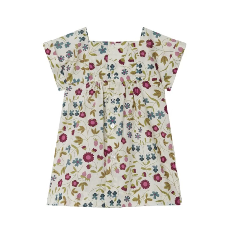 "KIDS21 Multi-Colored Smock Dress for Kids - Stylish & Comfortable"