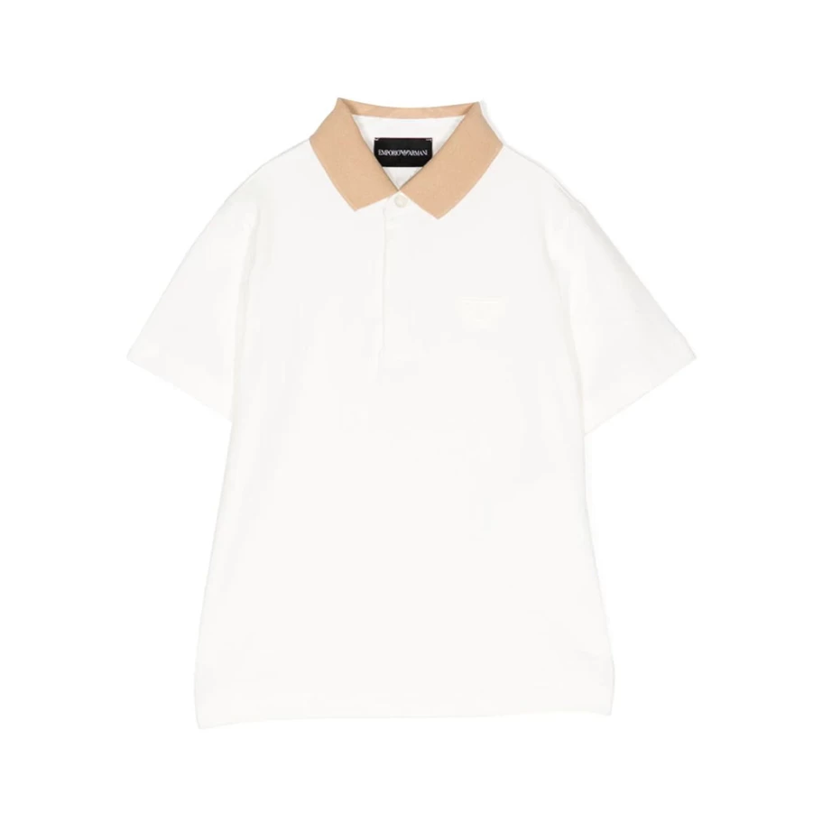 "KIDS21 Men's Classic White Polo Shirt - Breathable Cotton Casual Top"